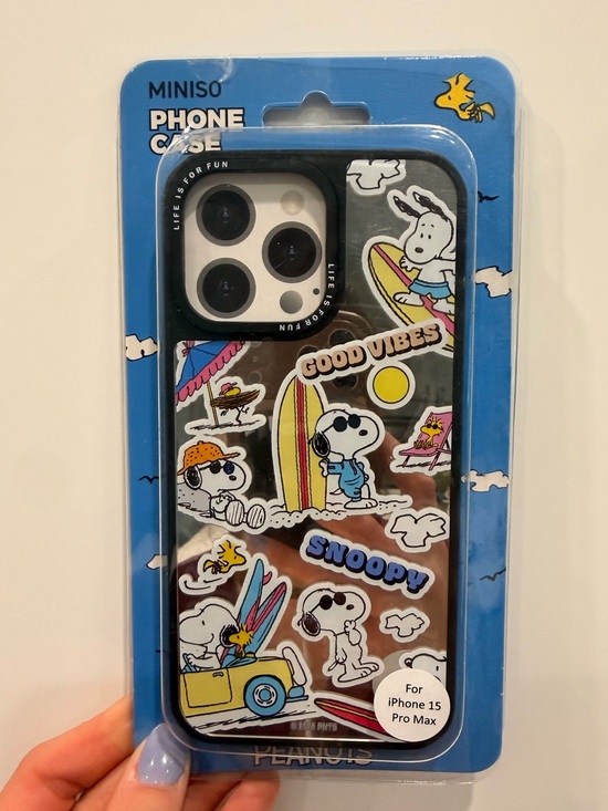 Peanuts Other - Peanuts Snoopy Mirror 15 pro max phone case